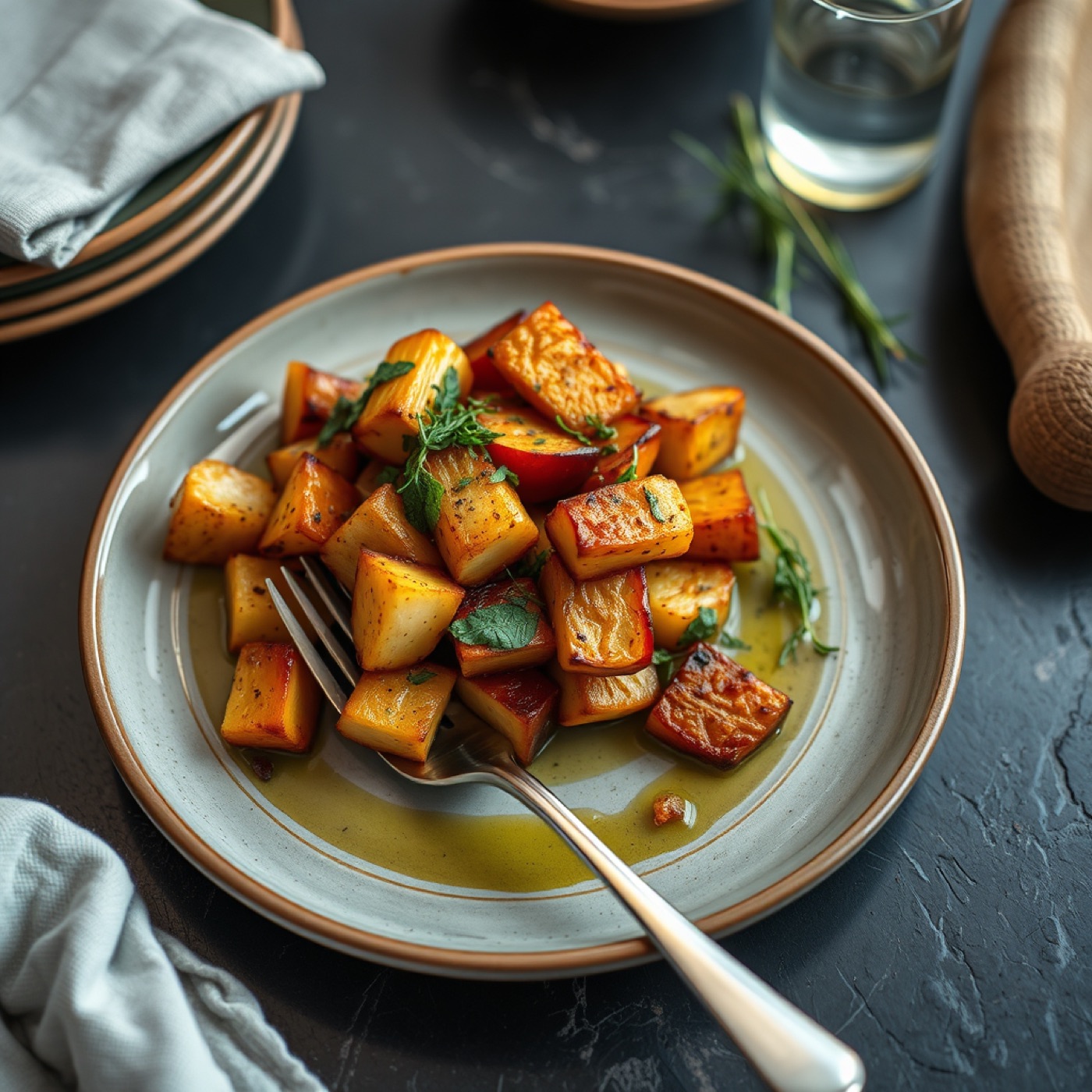 Une assiette de la cantina